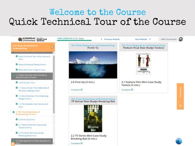 Quick Technical Tour of the Course (6 min.)